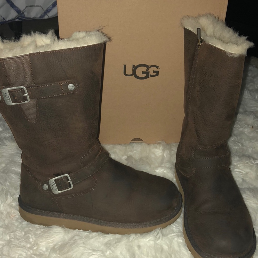 Authentic leather UGG boots